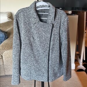 NWT Banana Republic XL Charcoal Knit Jacket